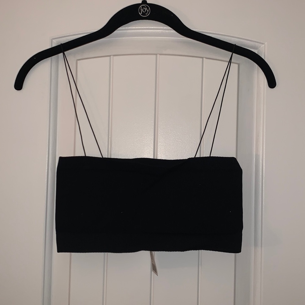 Urban outfitters. Spaghetti strap starchy crop top bandeau.